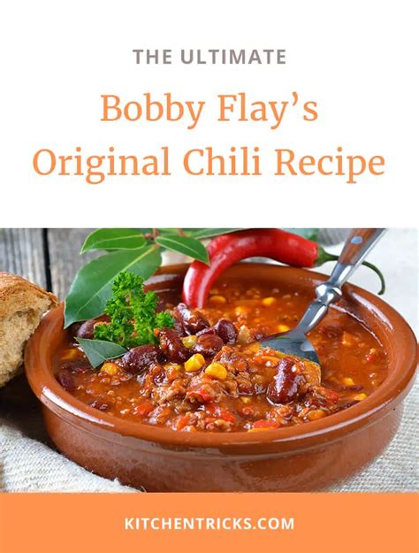 food network chili recipes bobby flay