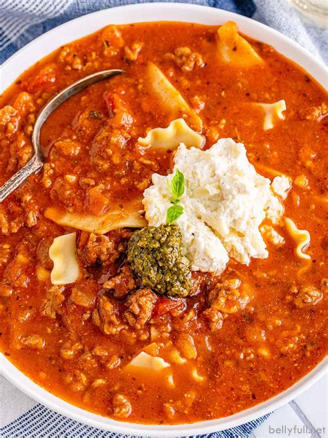 food network recipes lasagna soup