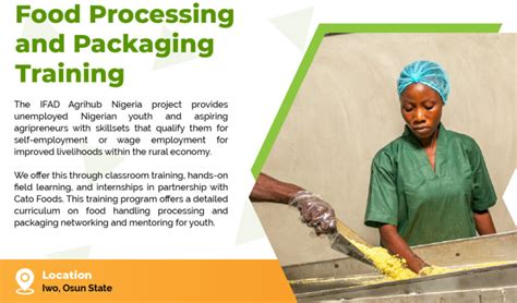Food Processing And Packaging Training