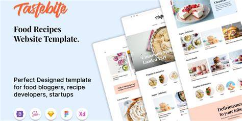 food recipes design guide tutorial guide collection