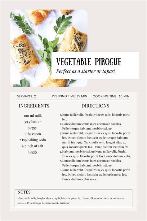 food recipes design tutorial guide examples tutorial tutorial
