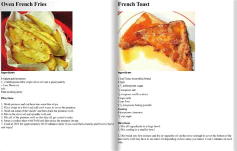 food recipes examples guide tutorial tutorial examples