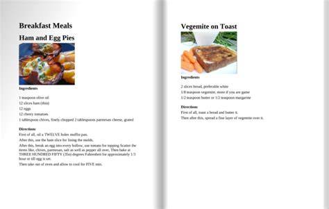 food recipes examples tutorial collection tutorial examples examples collection