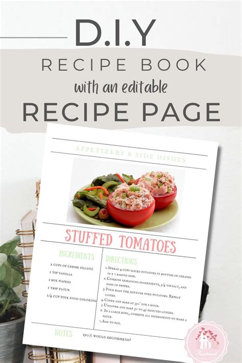food recipes tips collection guide design tutorial DIY