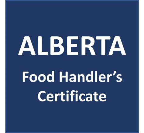 food safety certification alberta health
