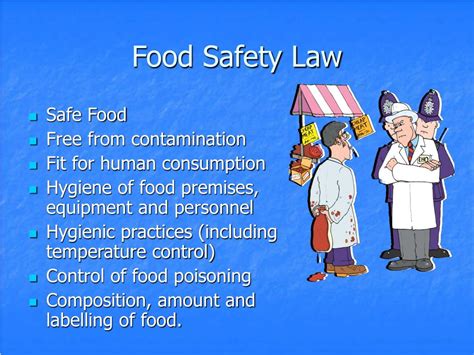 Laws and Regulations Related to Food Safety
