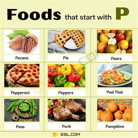 food that starts with p longest answer