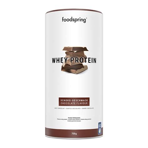 Foodspring whey protein chocolate