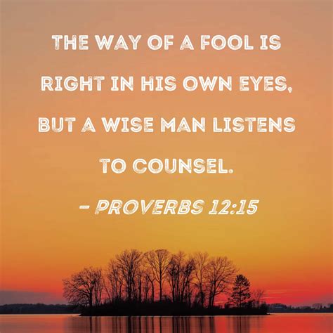 fools in the bible proverbs