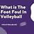 foot fault volleyball definition