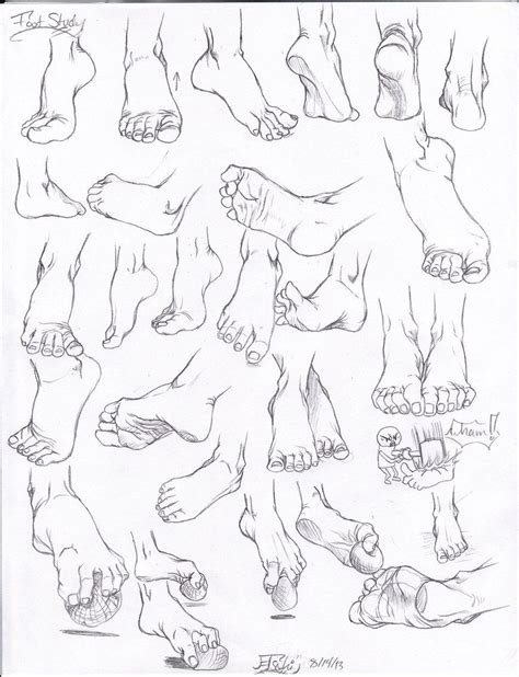Foot Drawing Guide
