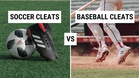 football cleats vs baseball cleats