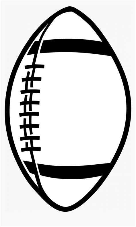 football clipart black and white png