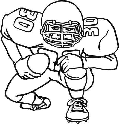 football colouring pages free