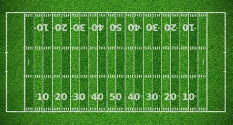 football field 10 yard line