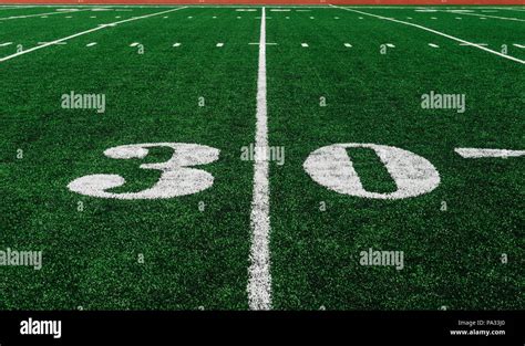 football field 30 yard line