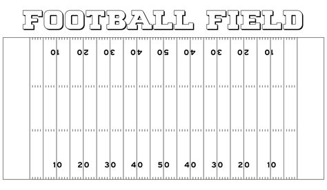 football field black and white pdf