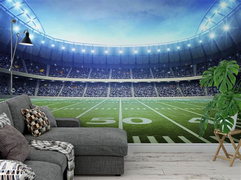 football field wall mural