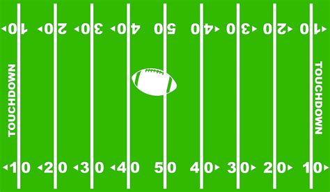 football field with lines