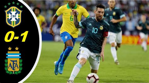 football highlights argentina vs brazil