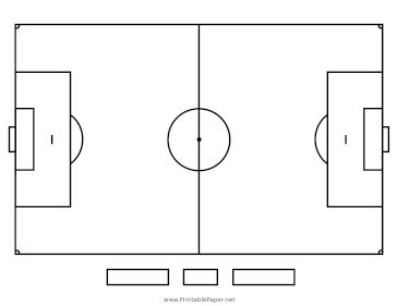 football pitch diagram to print