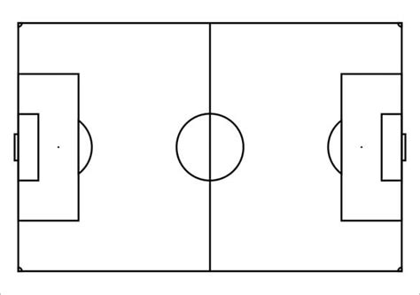 football pitch layout template