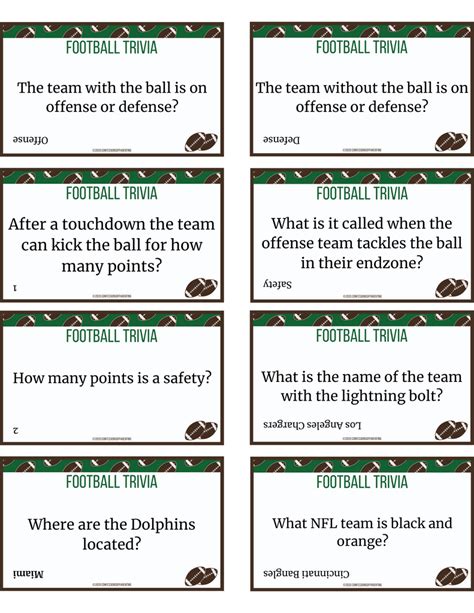 football questions for kids