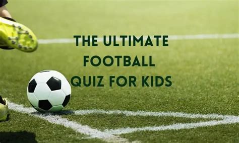 football quiz for kids online