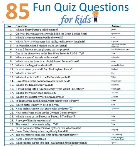 football quiz questions for 10 year olds