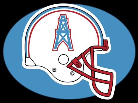 football team logo oilers helmet