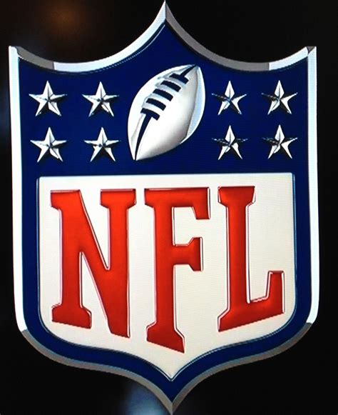 football with nfl logo