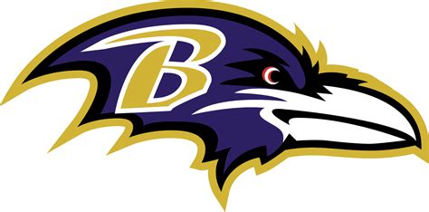 football with ravens logo on it