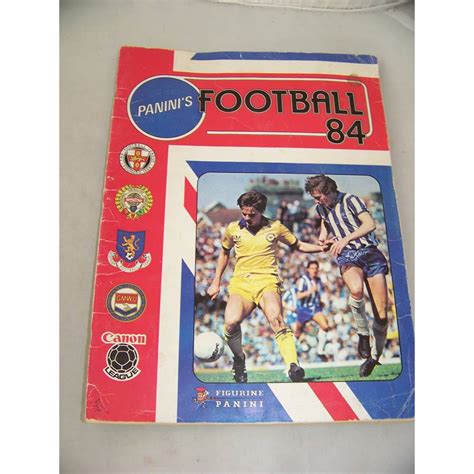 football. stickers. panini. 1984