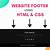 footer template html css free download - free printable templates