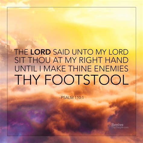 Footstool In Scripture