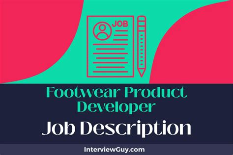 Footwear Developer Job Description