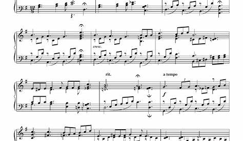 For The Beauty Of The Earth Piano Sheet