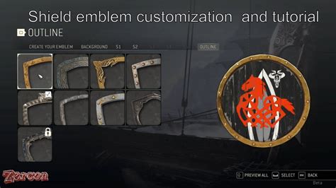 For Honor Shield Designs