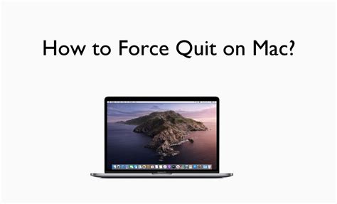 How to Force Quit with Touch Bar on Mac