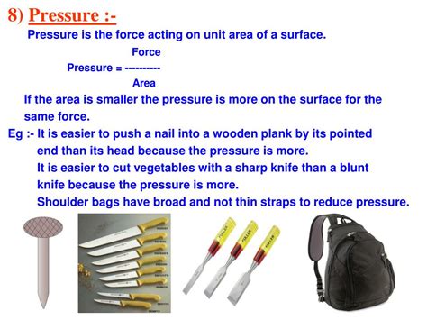 force and pressure ppt free download