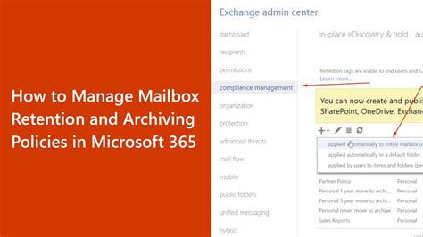 force archive policy to run office 365