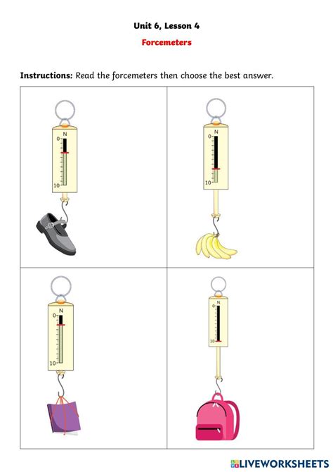 Force Meter For Grade 3