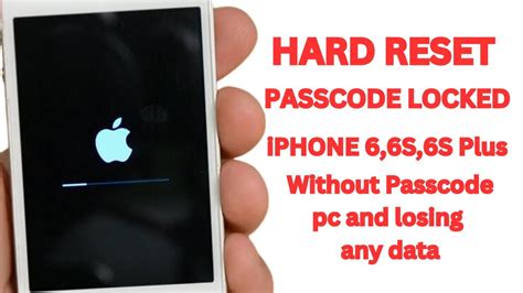 force reset iphone 6 without passcode