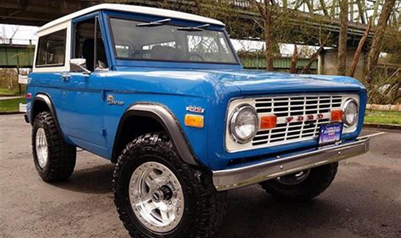 ford bronco 1970 for sale