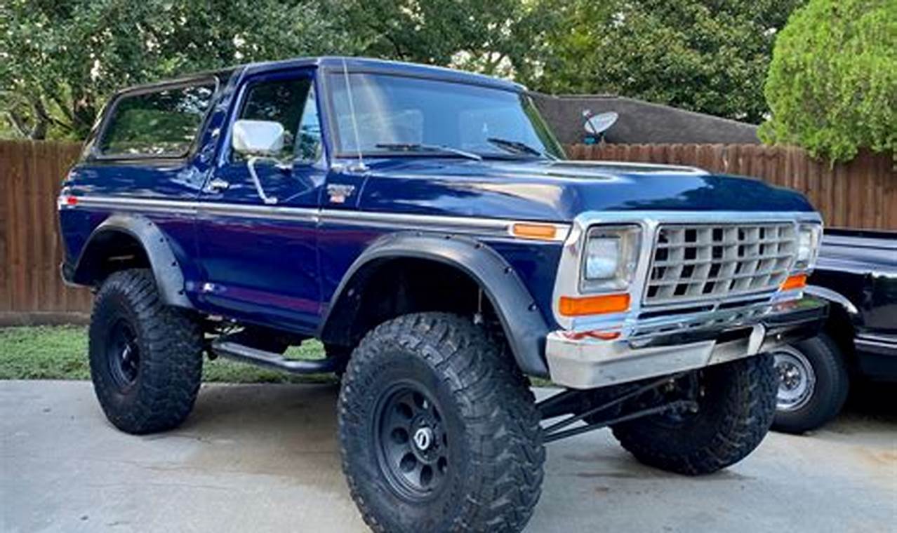 ford bronco jeep for sale