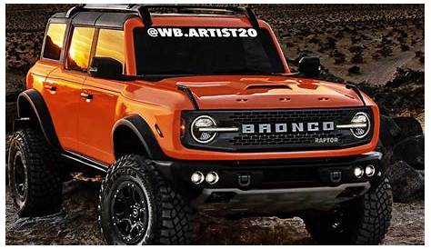Ford Bronco Raptor Orange