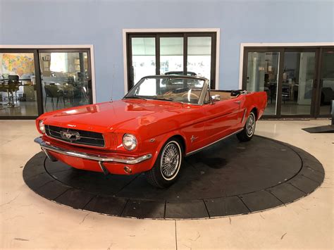 1965 Ford Mustang Convertible Poppy Red for sale Ford Mustang 1965