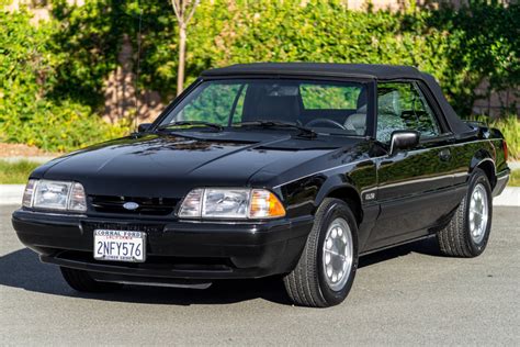 ford 1989 mustang black photo