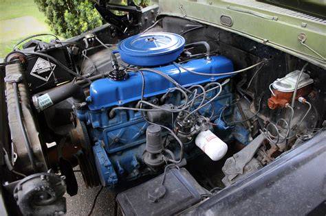 Ford 300 straight 6 engine block and components