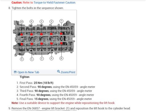 Ford 4.9 Head Bolt Torque Specs